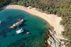 Cala Tivela Kayak de mer Corse