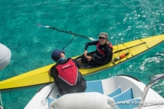 Kayak de mer et catamaran - Embarquement