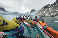 Kayak de mer au Svalbard