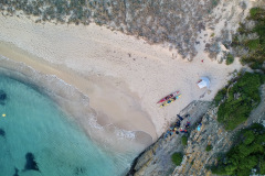 Kayak de mer à Minorque