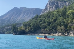 kayak de mer à Serre Ponçon