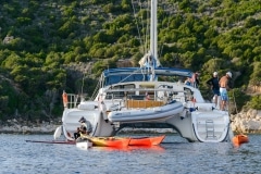 Voilier kayak de mer corse